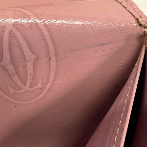 Cartier Pink Patent Leather Wallet - Picture 12 of 13